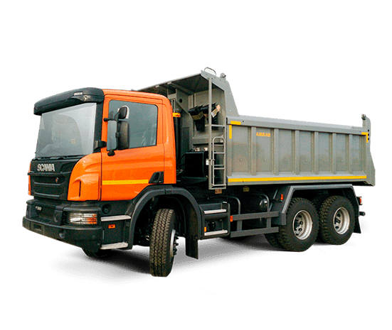 Самосвалы SCANIA, КАМАЗ, FAW